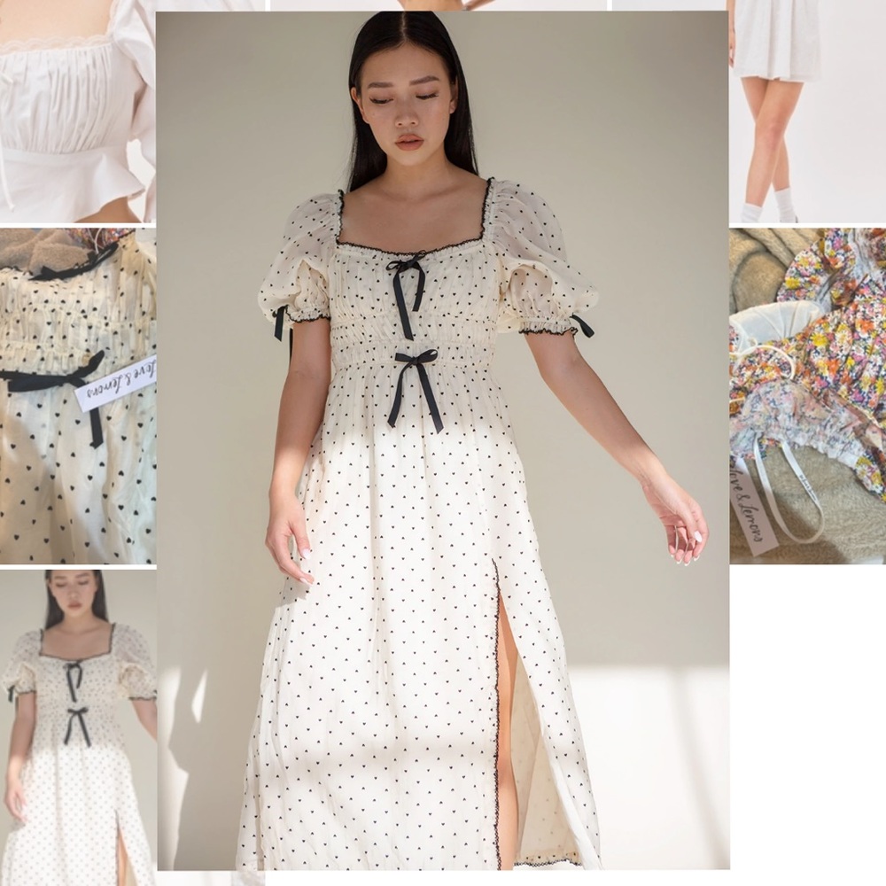 NWT For Love And Lemons Eden MIDI Dress Sold Out